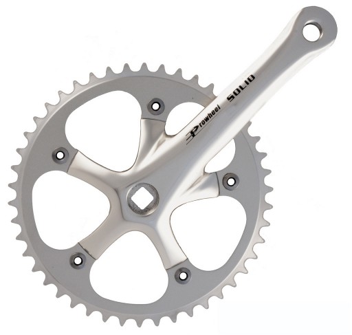 Hajtómű Prowheel SOLID 3/32 ezüst 165mm/46T BCD130 4554665SK_AHA